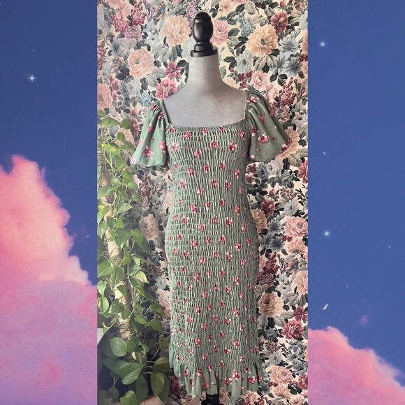 Beautiful TRIXXI green dress - Picture 4 of 12